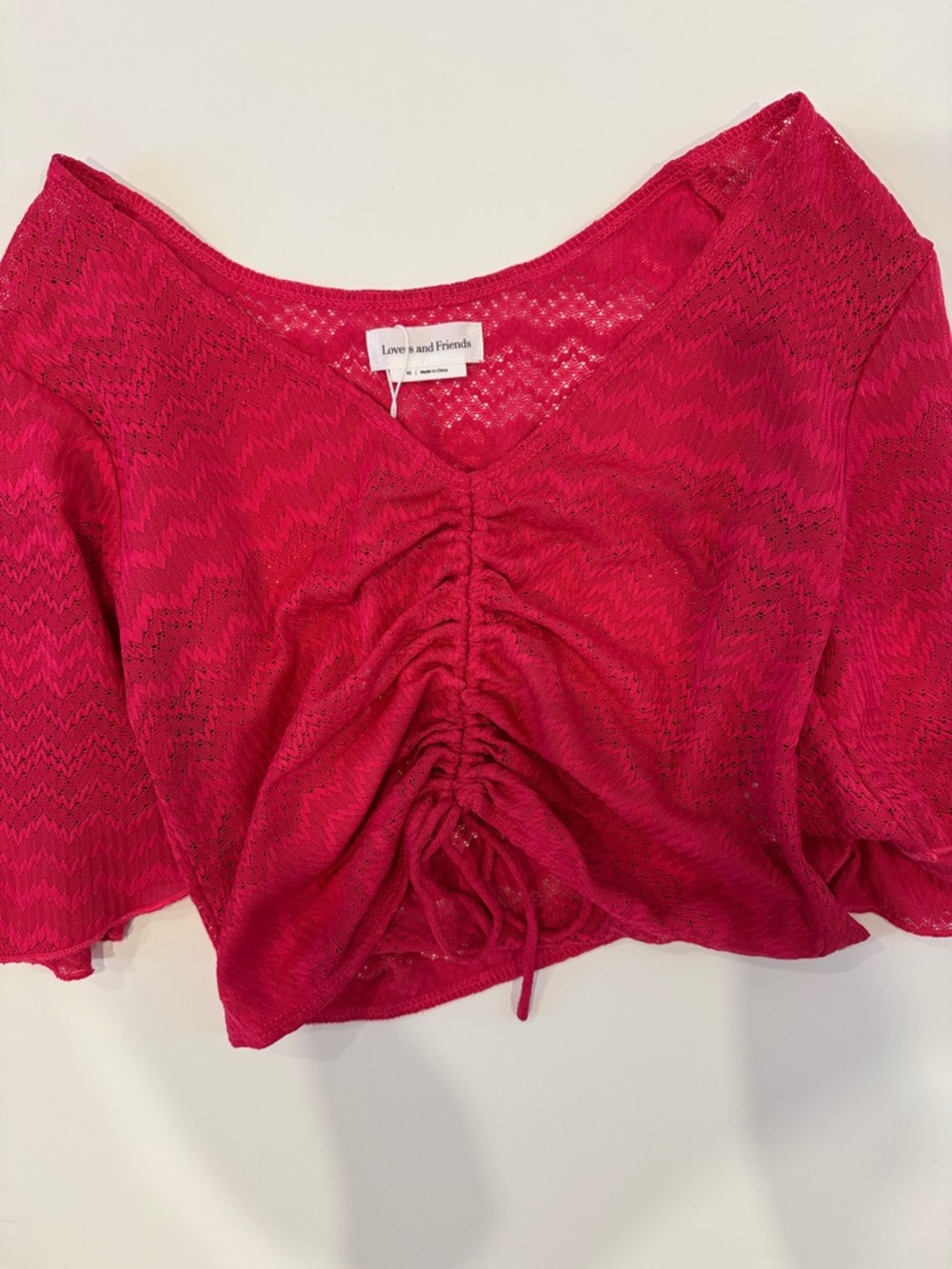 NWT fuchsia crop top super cute